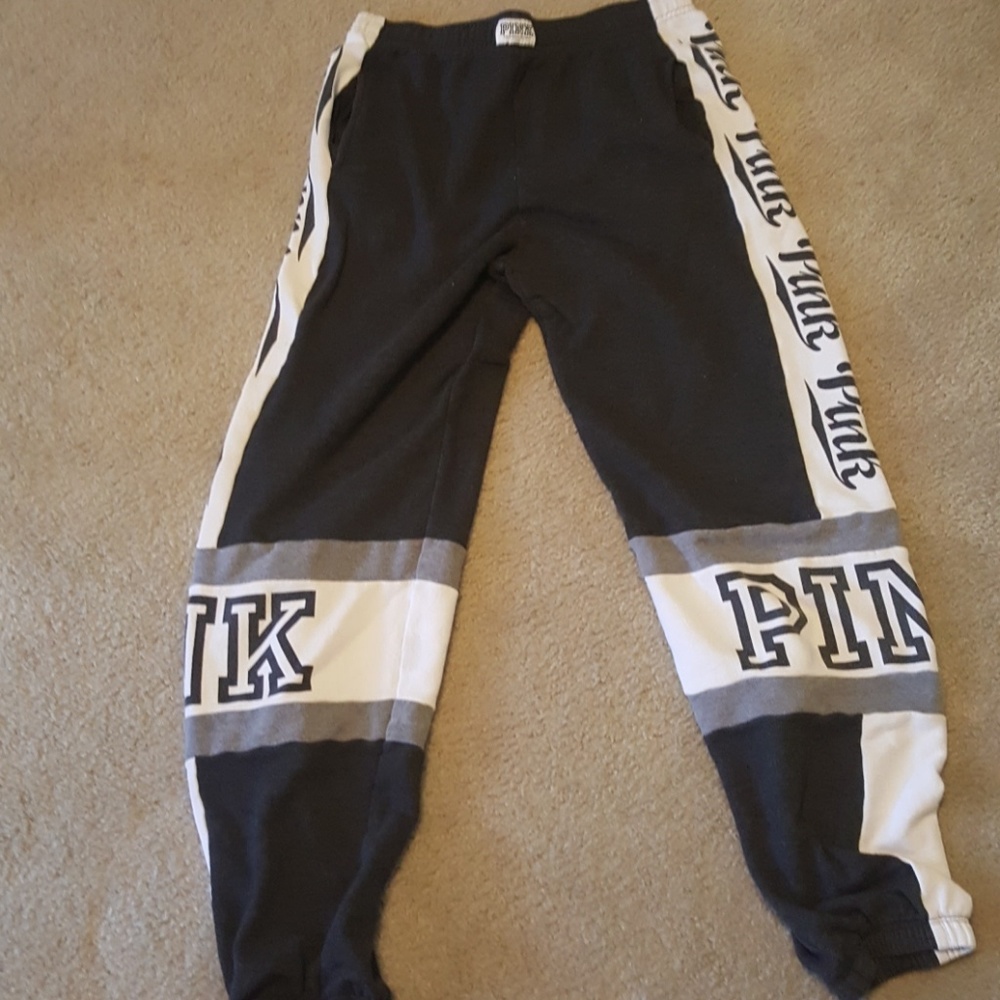 Like new Victoria secret sweat pants ,